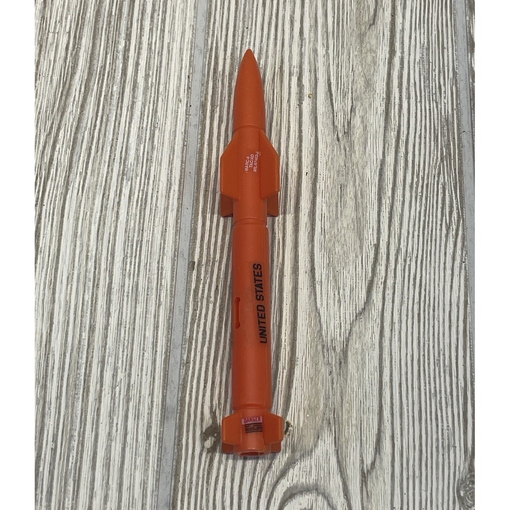 Vintage GI Joe Missile United States Orange Replacement Accessory MARC-4 TAC-AD